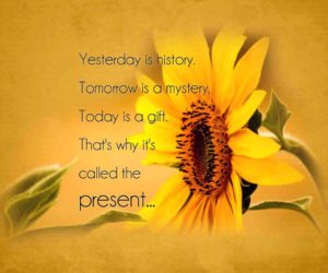 Yesterday is history