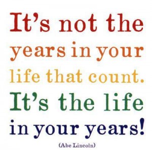 It´s not the years